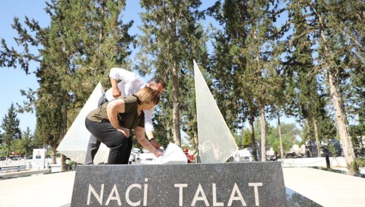 Naci Talat 32’nci ölüm yıldönümünde kabri başında anıldı