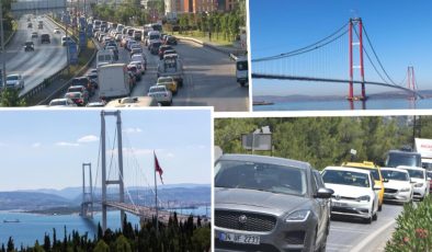 Bayram öncesi trafik yoğunluğu beraberinde rekorları getirdi