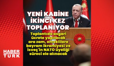 Cumhurbaşkanlığı Kabinesi toplanıyor