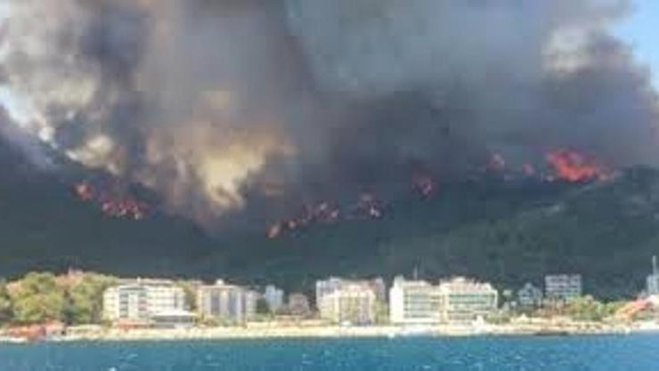 Bodrum’da yangın! Çok hızlı ilerliyor