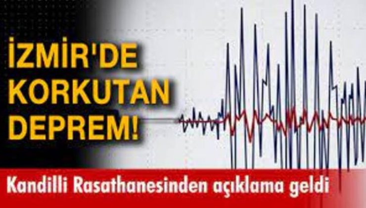 İzmir’de Deprem !..
