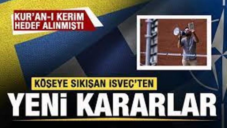 Kur’an’-ı Kerim hedef alınmıştı: Türkiye’nin tepkisi sonrası İsveç’ten flaş karar