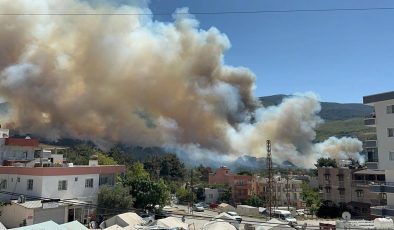 Hatay Belen’de orman yangını! Yerleşim yerlerine yaklaştığı görüntülendi