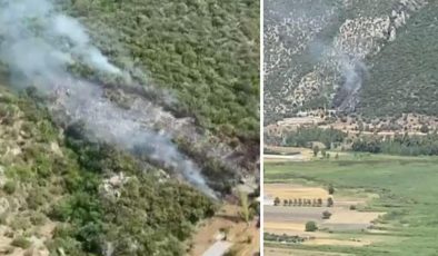 Kaş ve Ortaca’da orman yangını! Ekiplerin karadan ve havadan müdahalesiyle söndürüldü