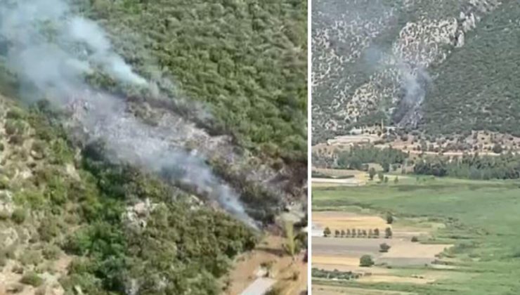 Kaş ve Ortaca’da orman yangını! Ekiplerin karadan ve havadan müdahalesiyle söndürüldü