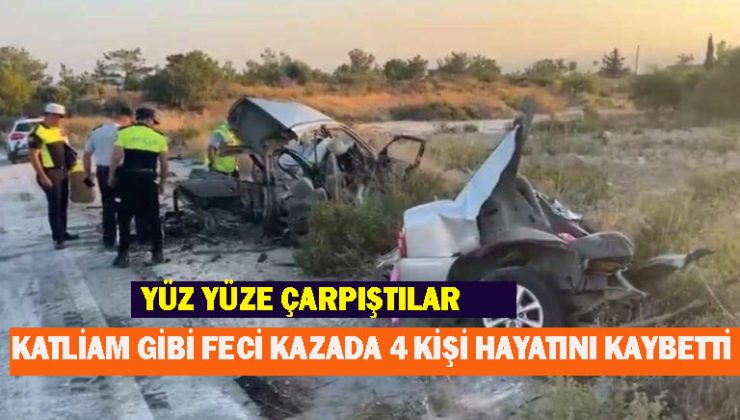 Girne – Değirmenlik Anayolunda meydana gelen feci trafik kazasında 4 kişi hayatını kaybetti