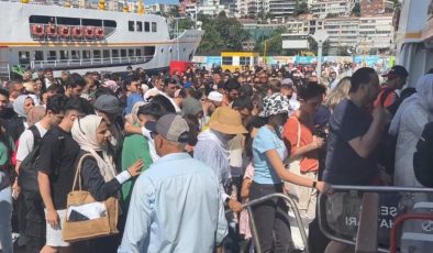 Vatandaşlar Adalar’da yoğunluk oluşturdu