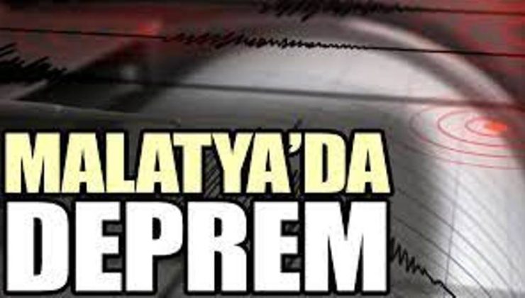 Malatya’da 4.8 büyüklüğünde deprem