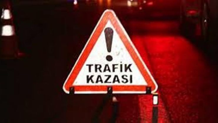 Güzelyurt-Lefke Anayolunda, Güneşköy mevkinde rahatsızlanan sürücü çelik bariyerlere çarparak kaza yaptı