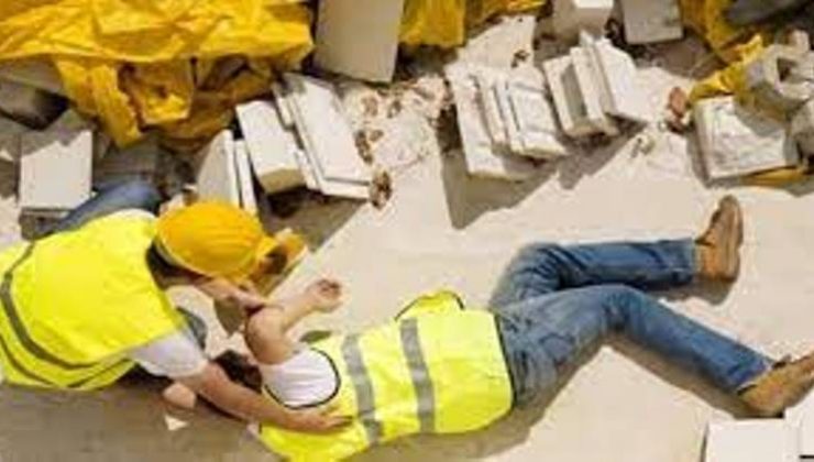 Bostancı’da çalıştığı inşaatın 2’nci katından, 6 metre yükseklikten düşen Ali Yıldızhan yaralandı