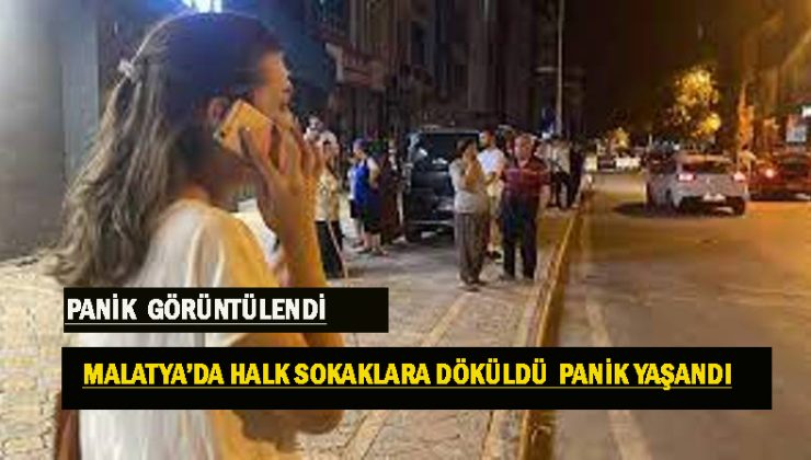 Malatya’daki depremin videosu yayınlandı