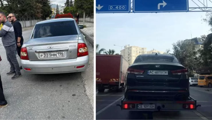 Antalya’da Rus ve Ukraynalılar kaçak taksicilik yapıyor! Yabancı plakalı çekici bile var