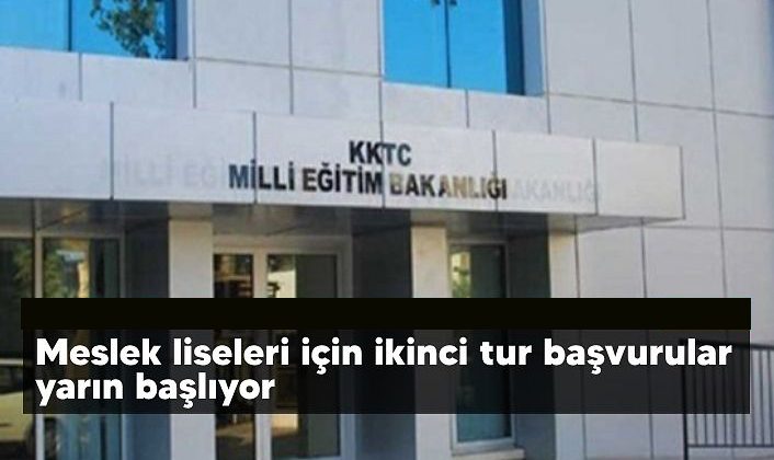 Meslek liseleri ikinci tur başvuruları yarın başlıyor