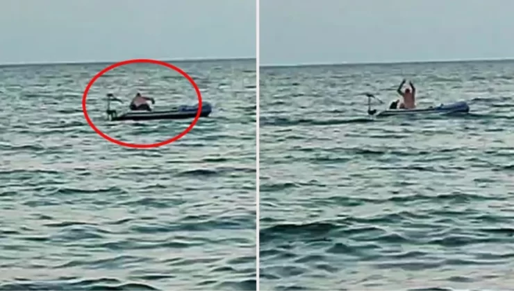 Şile’de denizin ortasında bir kadın, dakikalarca darbedildi