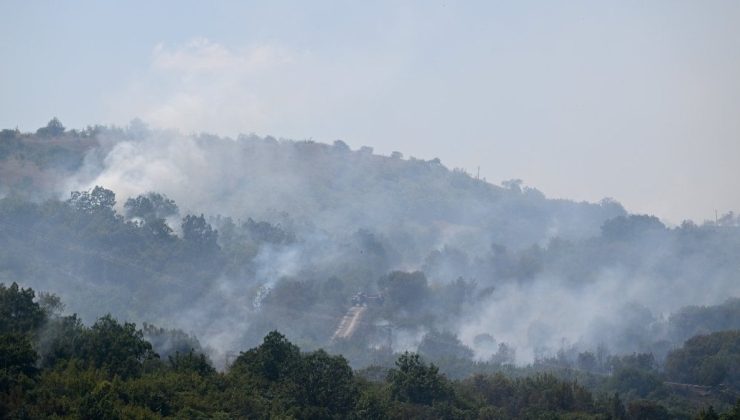 Türkiye – Bulgaristan sınırında yangın