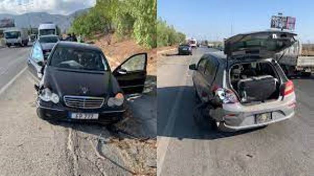 Girne – Lefkoşa Anayolunda meydana gelen Trafik Kazasıda bir kişi yaralandı