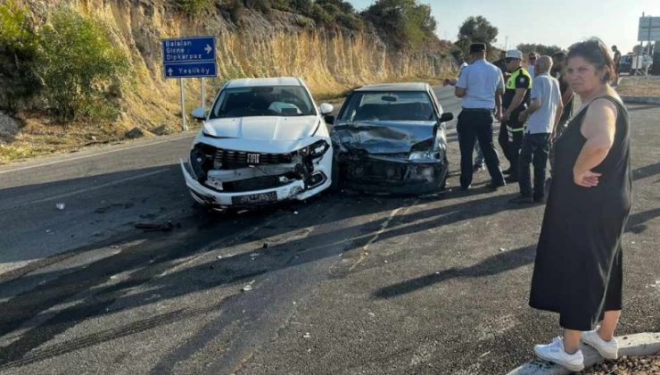 Yeşilköy – Yenierenköy ana yolunda dikkatsizlik kaza getirdi 2 kişi yaralandı