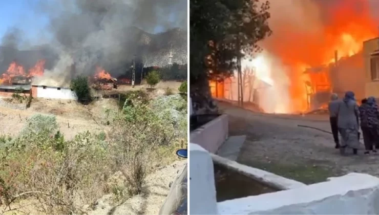 Kastamonu’da köyde yangın çıktı: Çok sayıda ev küle döndü