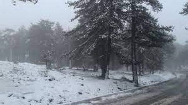 Trodos’a ilk kar yağışı hafta sonu gerçekleşebilir