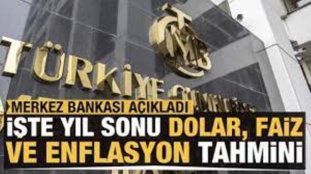 TC Merkez Bankası açıkladı: İşte dolar, faiz ve enflasyon tahminleri