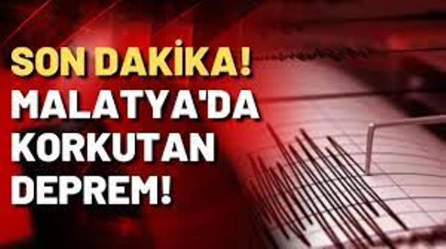 Son dakika… Malatya’da deprem!