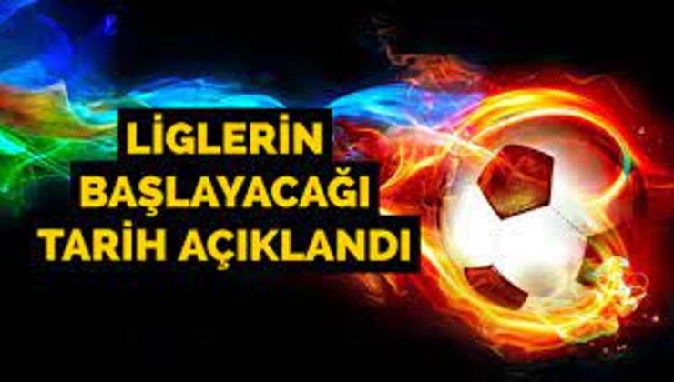 TFF Liglerin başlayacağı tarihi 19 Aralık olarak açıkladı