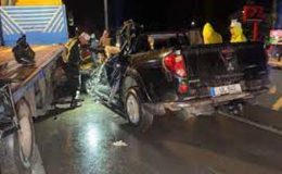 Gazimağusa-İskele ana yolunda meydana gelen feci kazada 2 kişi hayatını kaybetti.