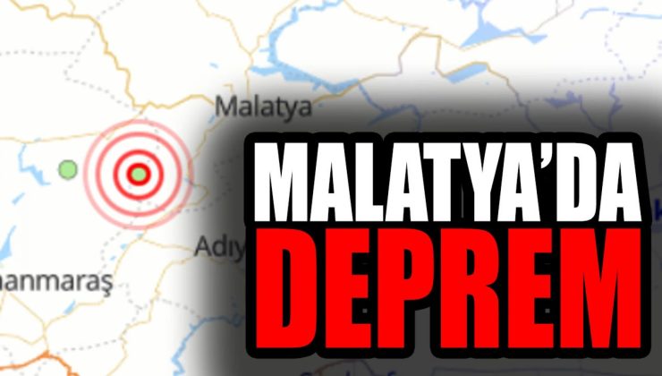 Malatya’da 4.3 büyüklüğünde deprem