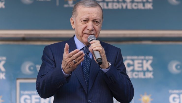 Erdoğan’ın Mersin mitinginde ‘Şeriat istiyoruz’ sloganı