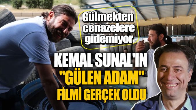 Kemal Sunal’ın “Gülen Adam” filmi gerçek oldu. Gülmekten cenazelere gidemiyor