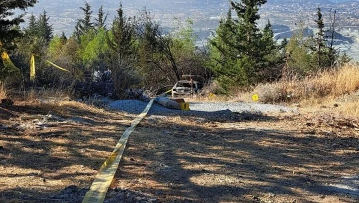 Limasol’da yanan bir araç içerisinde kömürleşmiş iki ceset bulundu