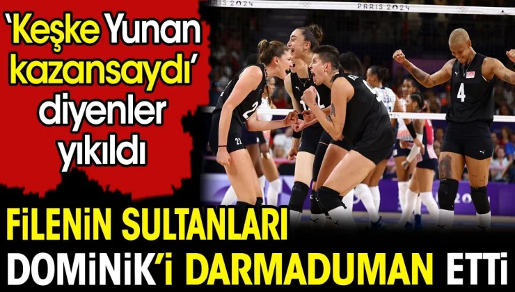 Filenin Sultanları Dominik’i darmaduman etti