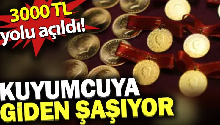 Altın rekor kırdı 3000 TL yolu açıldı. Kuyumcuya giden şaşıyor