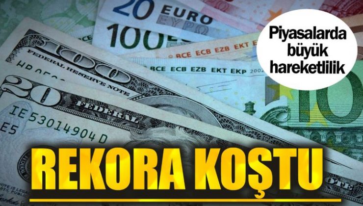 Piyasalarda büyük hareketlilik. Euro Rekora koştu