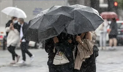 Meteoroloji Dairesi ‘Cuma gününe’ kadar yer yer sağanak yağmur beklendiğini açıkladı