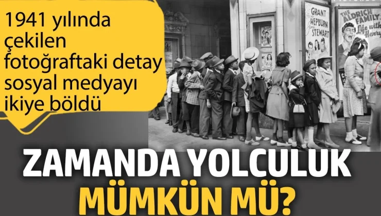 1941 yılında çekilen fotoğraf zamanda yolculuk varmı sorusunu yeniden gündeme taşıdı