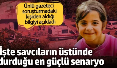 Narin soruşturmasındaki kişiden flaş iddia! İşte savcıların üstünde durduğu en güçlü senaryo