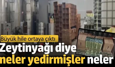 Zeytinyağı diye halka insanların sağlığını ciddi şekilde riske atan tehlikeli karışımlar yedirmişler Büyük hile ortaya çıktı