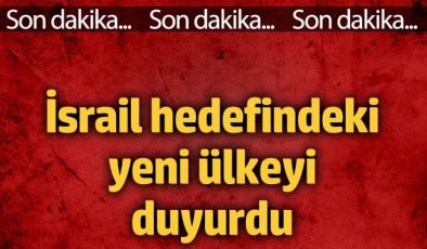 İsrail hedefindeki yeni ülkenin Lübnan olduğunu duyurdu