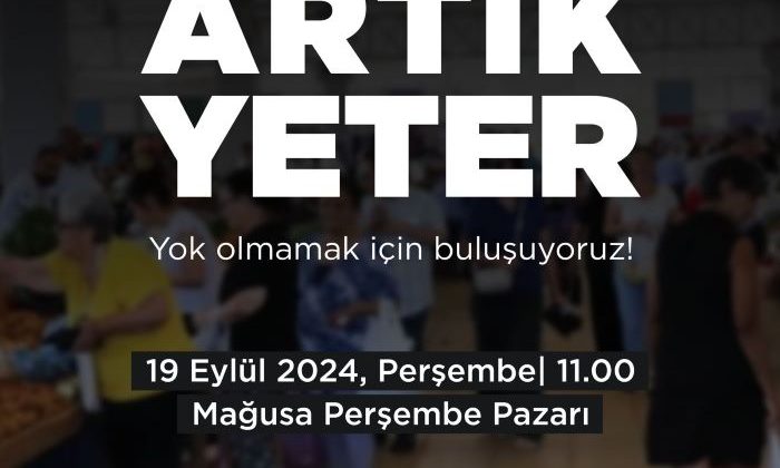 Ülkeyi kaosa sürükleyenleri Mağusa’da protesto ediyoruz