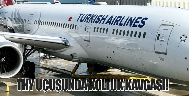 Uçakta büyük skandal! Yer tartışması büyüdü! Yolcu ağza alınmayacak küfürler savurdu!