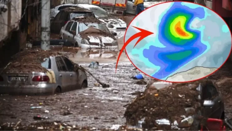 Bu bölgeye dikkat! Meteoroloji uzmanı grafik paylaşıp uyardı: Ciddi taşkınlar olabilir