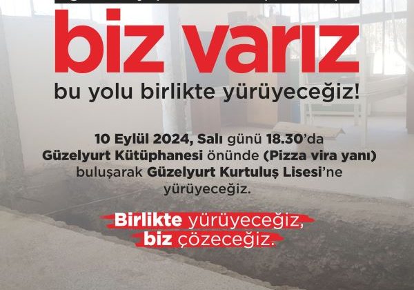 CTP eğitimdeki sorunlara dikkat çekmek için Güzelyurt’ta bugün eylem düzenliyor