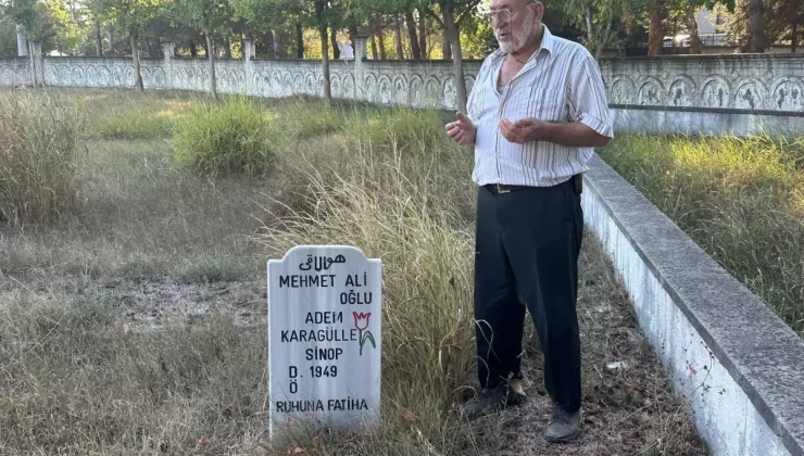 Gördüğü rüya sonrası kendi mezar taşını yaptırdı başında dua etti