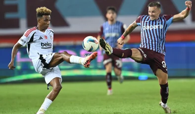 Trabzonspor ile Beşiktaş dev maçta puanları paylaştı 1-1