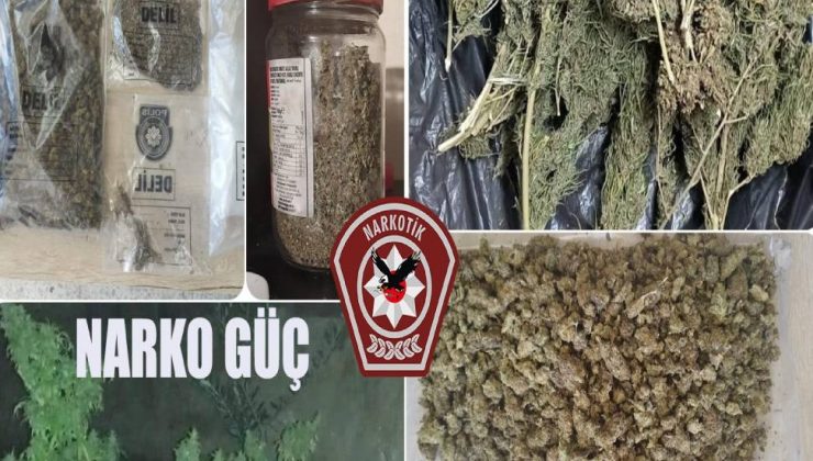 Lefkoşa ve Mağusa’da gerçekleşen operasyonda 4 kilo 600 gram uyuşturucu ele geçirildi 9 kişi tutuklandı