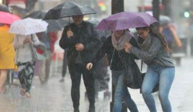 Meteoroloji Dairesi yarından itibaren hafta sonuna kadar yağmur beklendiğini duyurdu