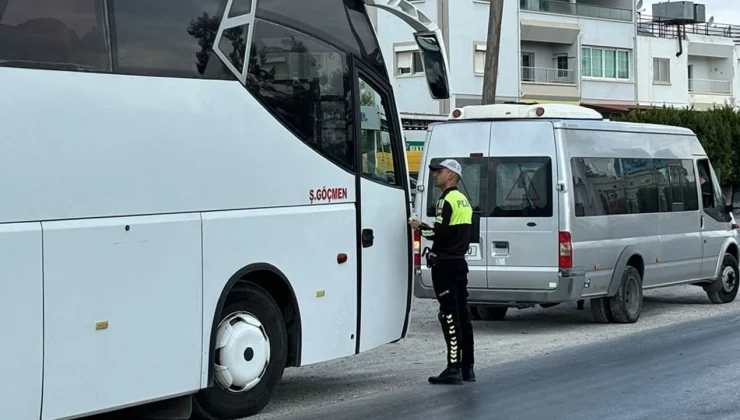 Kamu işletme izni ile yolcu taşıyan araçların kontrolü sürüyor