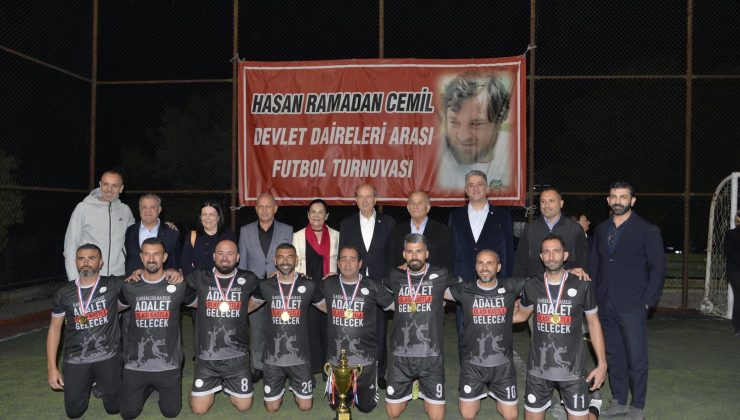 HASAN RAMADAN CEMİL DEVLET DAİRELERİ FUTBOL TURNUVASINDA ŞAMPİYON İLKÖĞRETİM