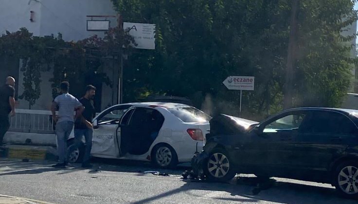 Lefkoşa’da meydana gelen feci kazada bir kişi yaralandı